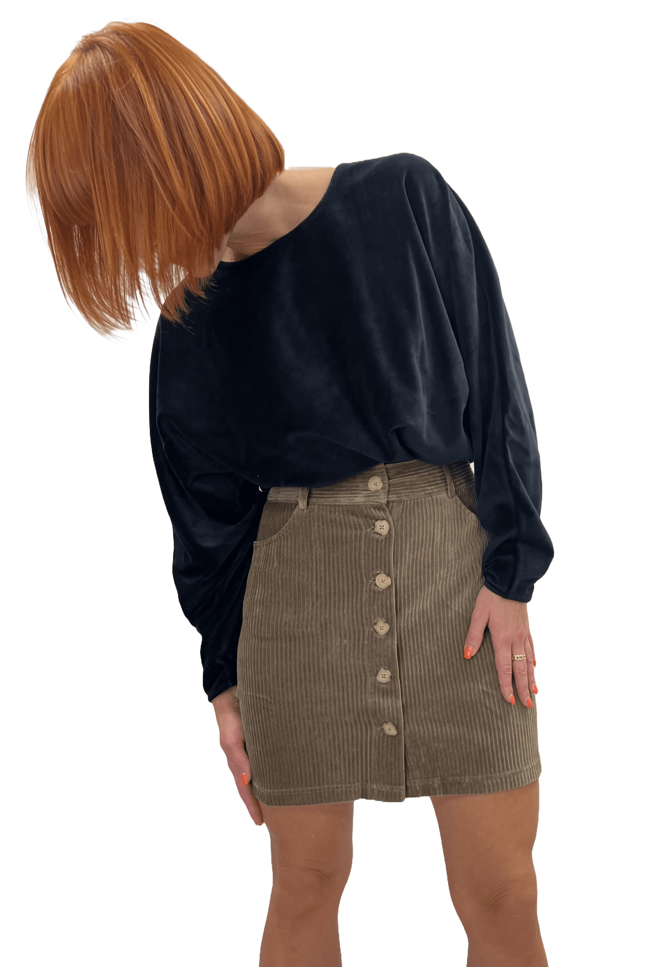 Blaumax Dina Damen Cord Rock