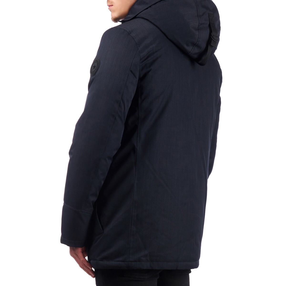 Airforce 2 Tone Slimfit Herren Parka - navy