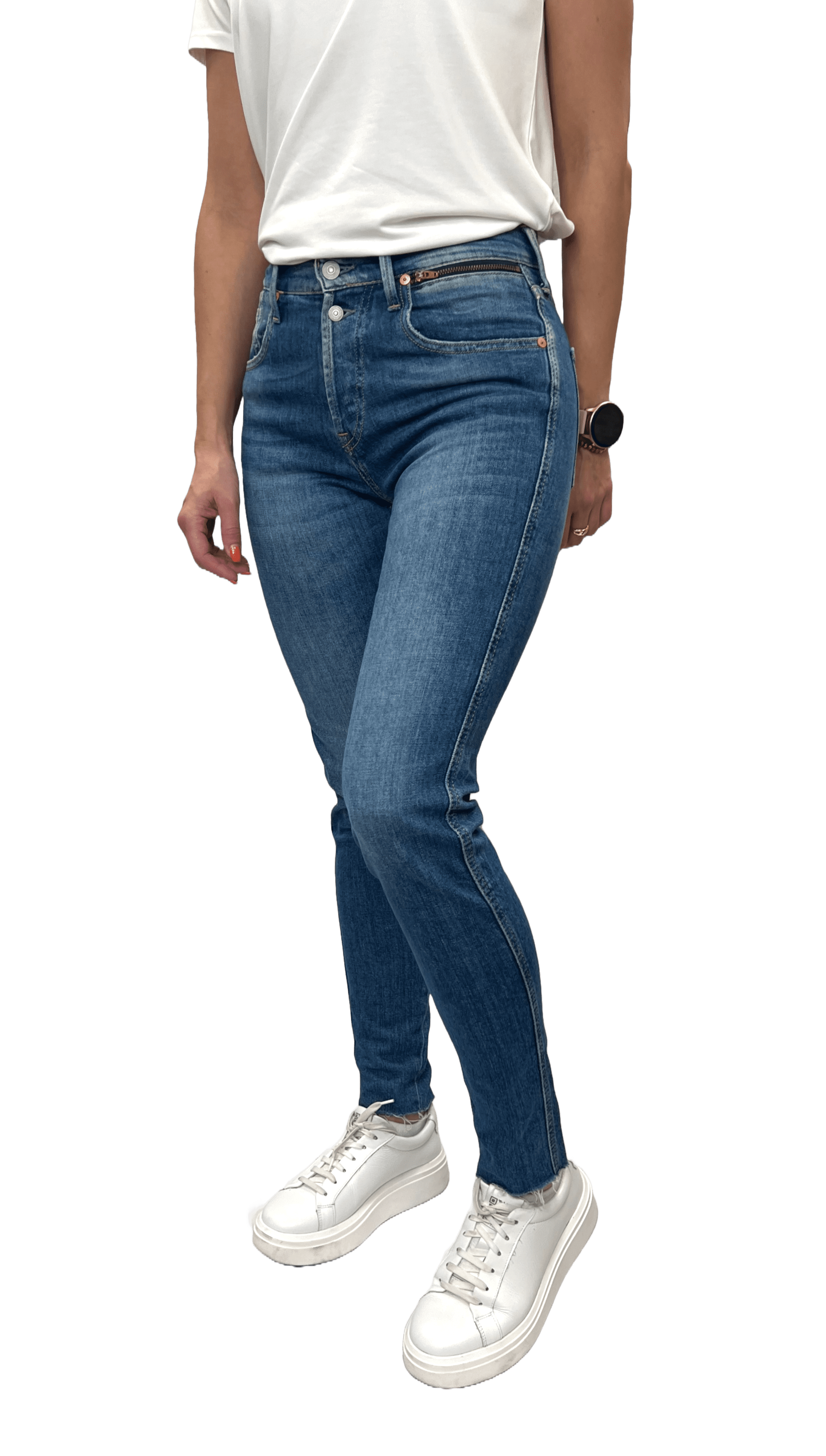 Le Temps des Cerises Basic Power JF516SBAWT441 Damen Jeans