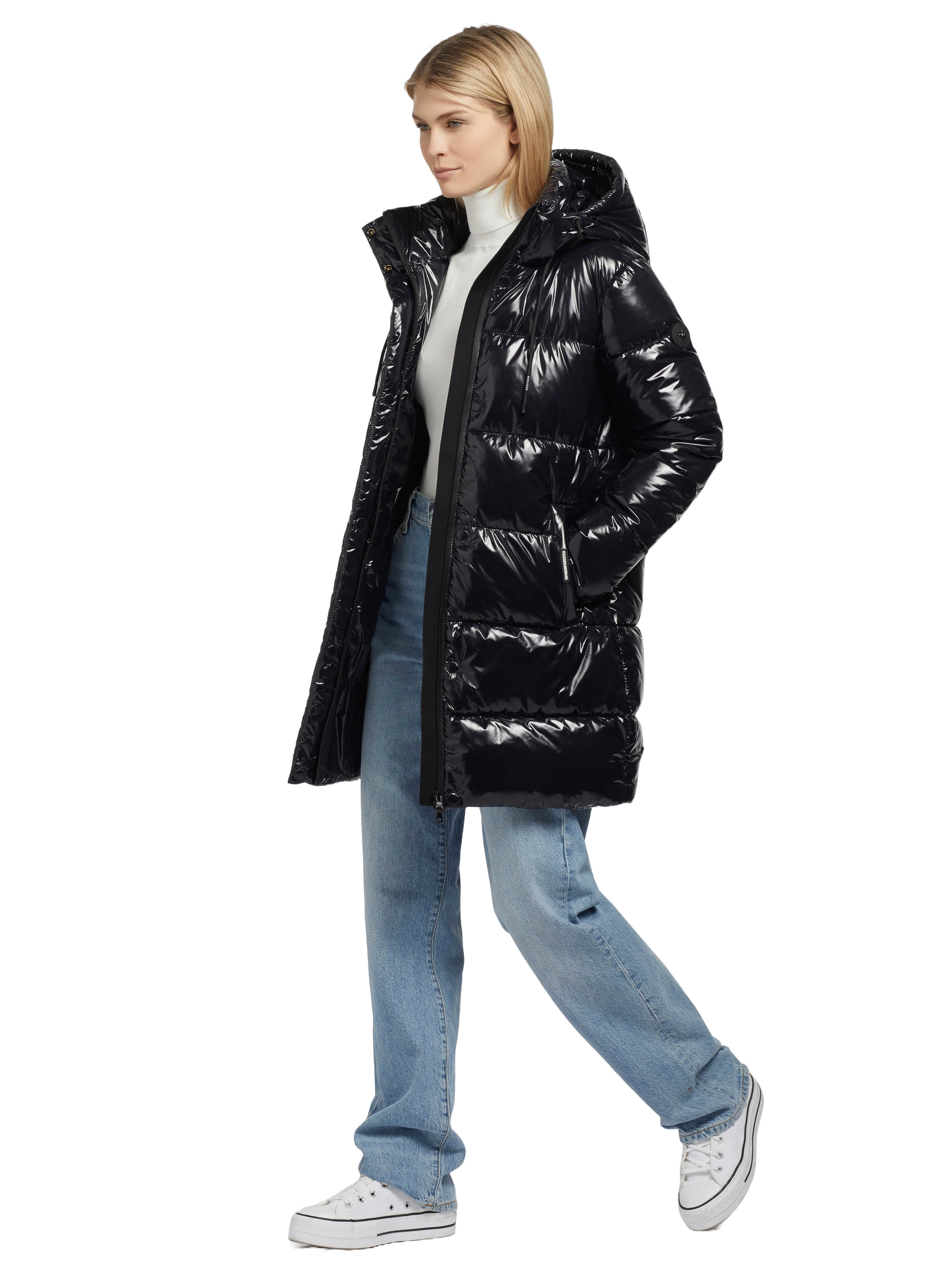 Khujo Jadet Damen Jacke Lackoptik