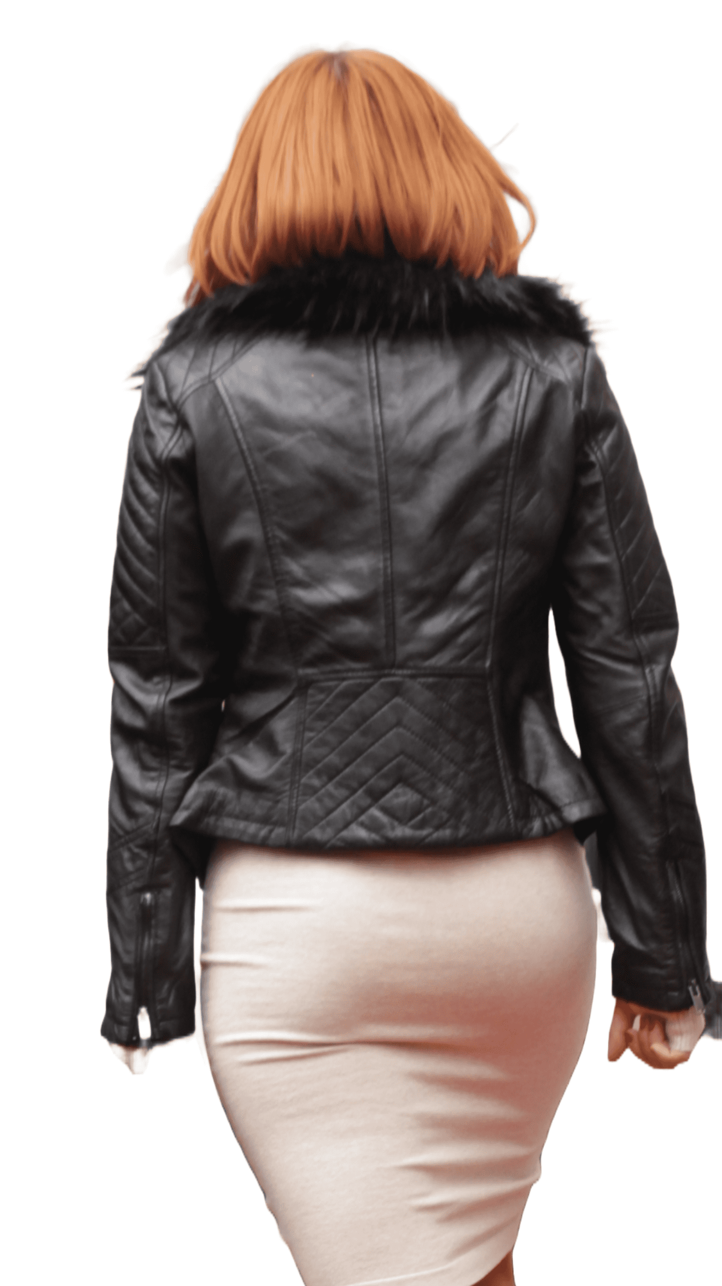 Rino & Pelle Biebas Damen Leder Jacke - schwarz