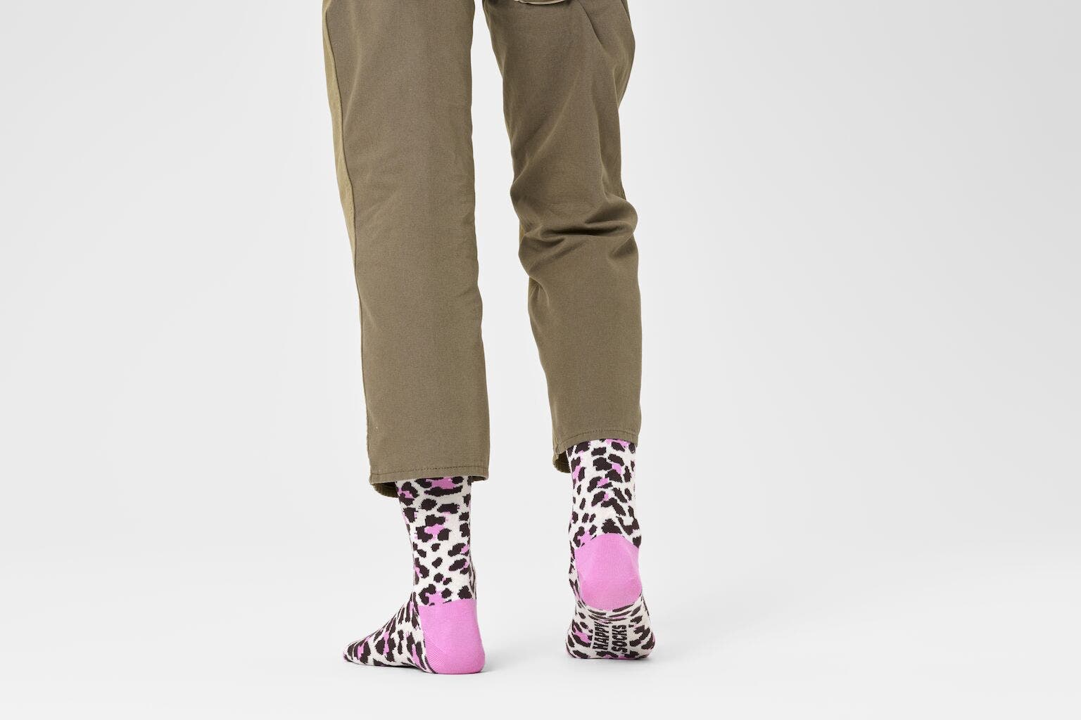 Happy Socks Leo-Print Socken