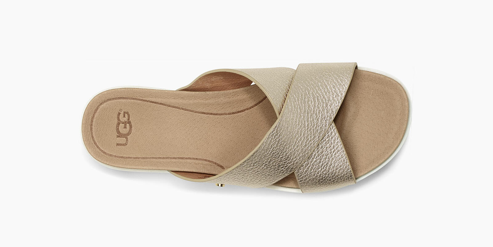 UGG Kari Metallic Damen Slipper Sandale
