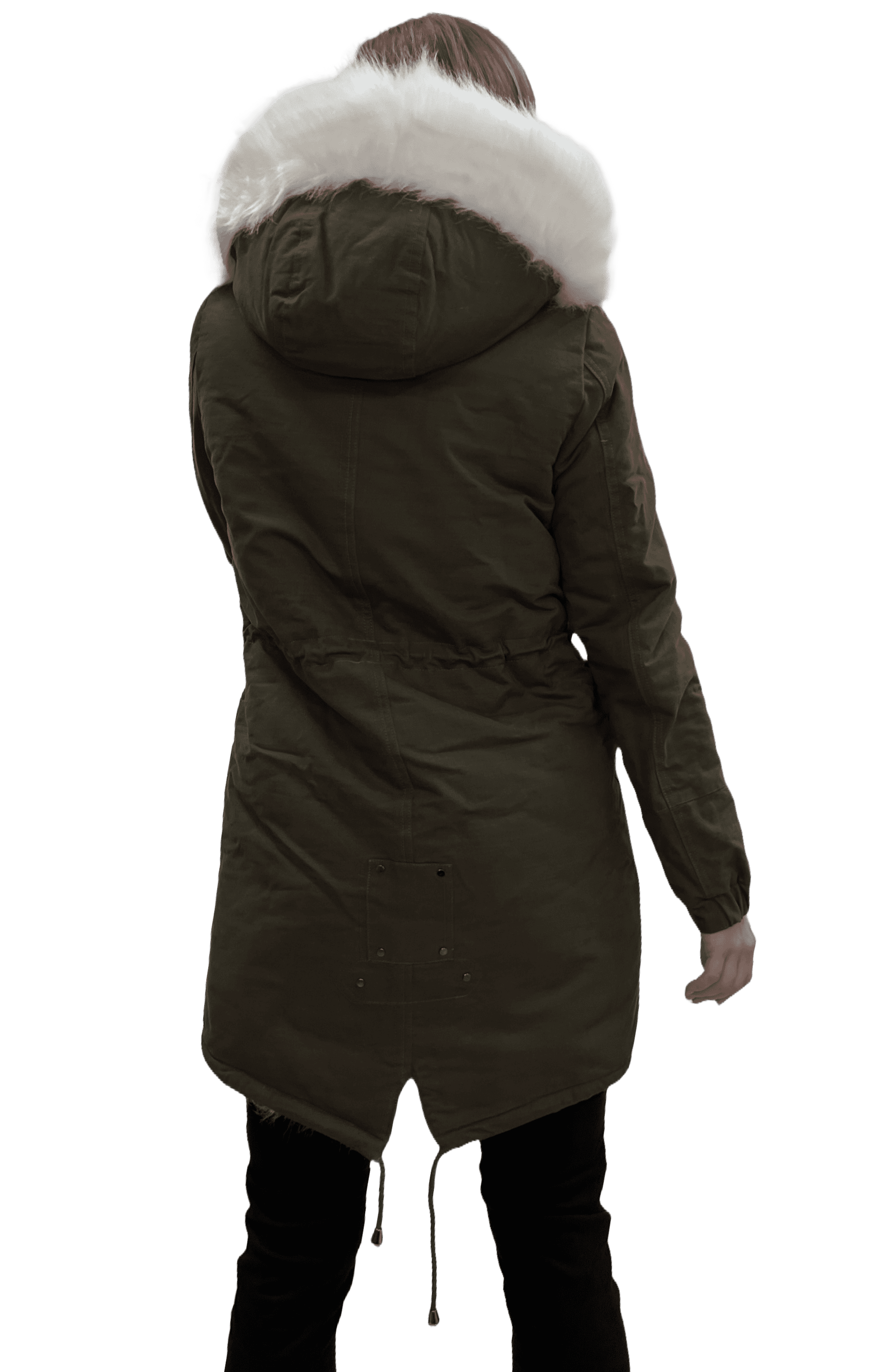 Amy Gee Parka mit Kunstfellfutter
