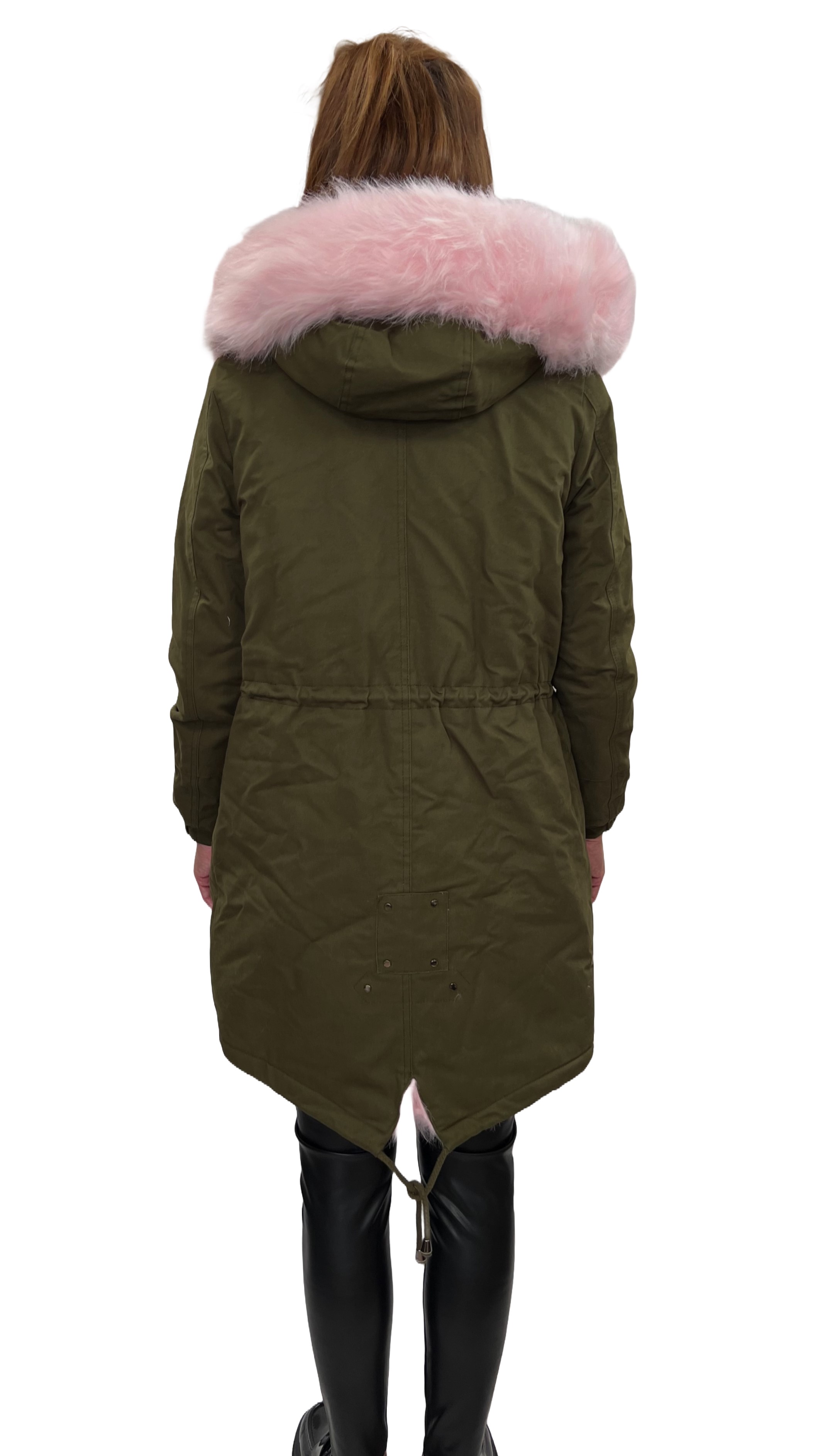 Amy Gee Parka mit Kunstfellfutter