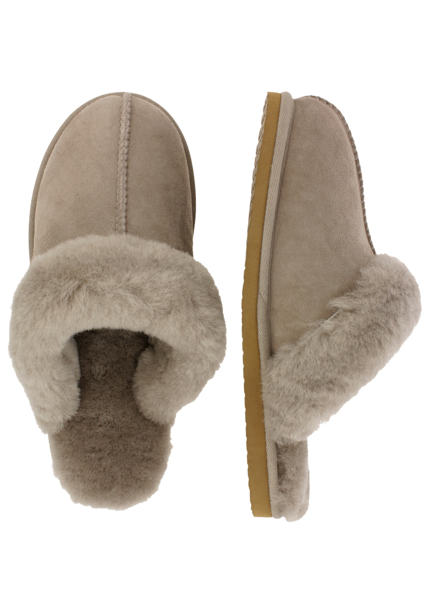 BullBoxer Caicy 258000F Damen Lammfell Pantolette