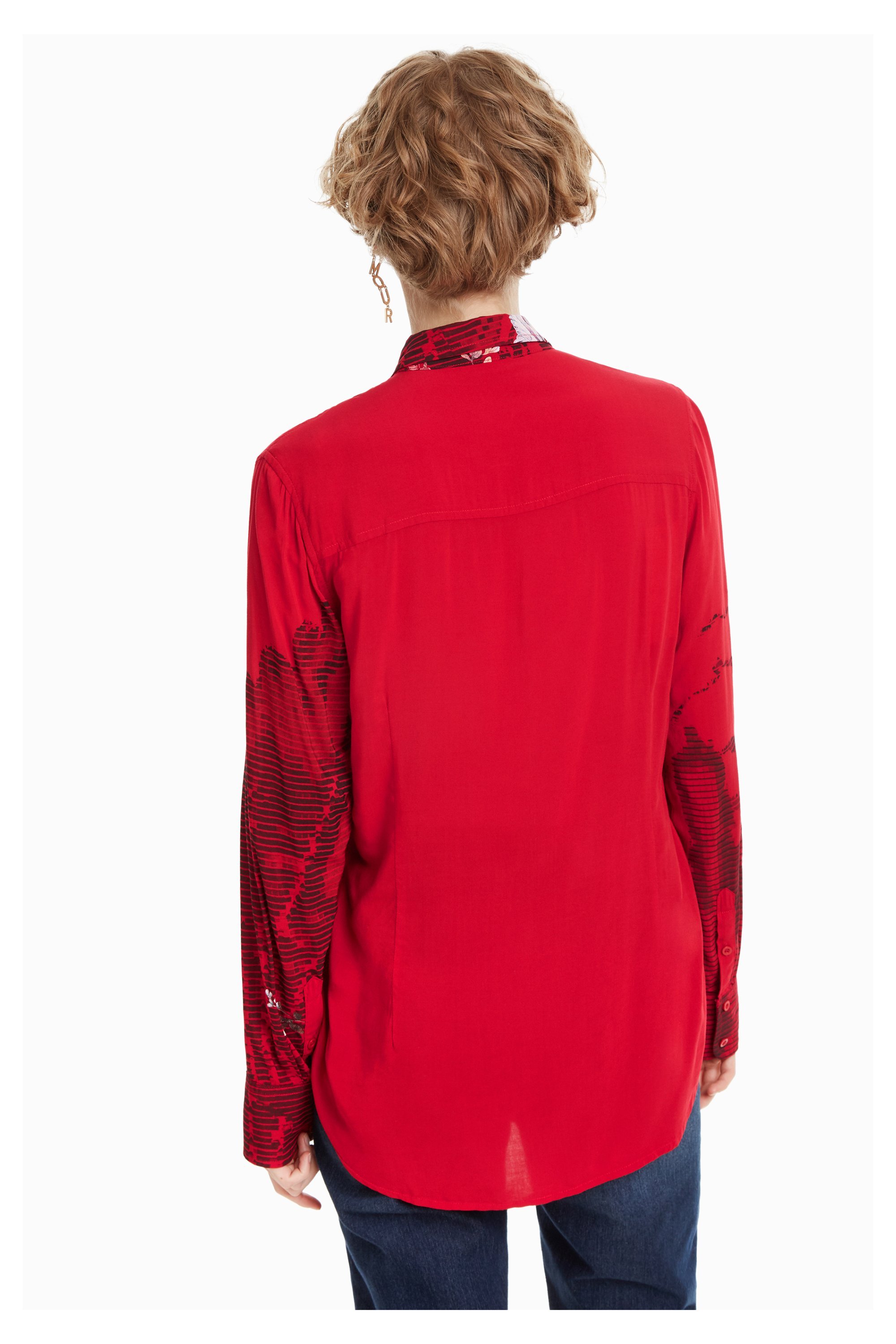 Desigual Fragancy Damen Bluse - rot