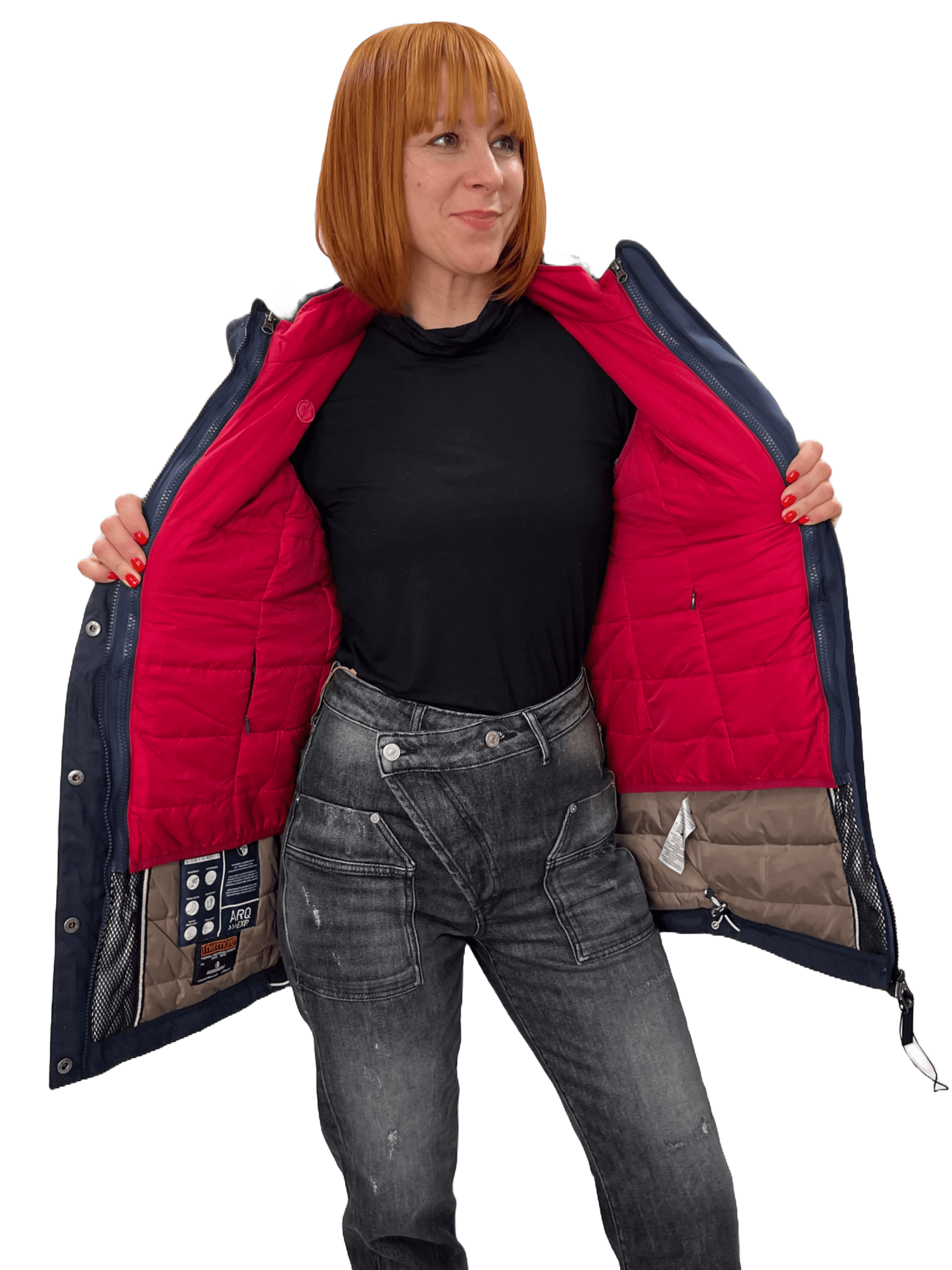 Arqueonautas 234425 Damen Parka mit Kompass