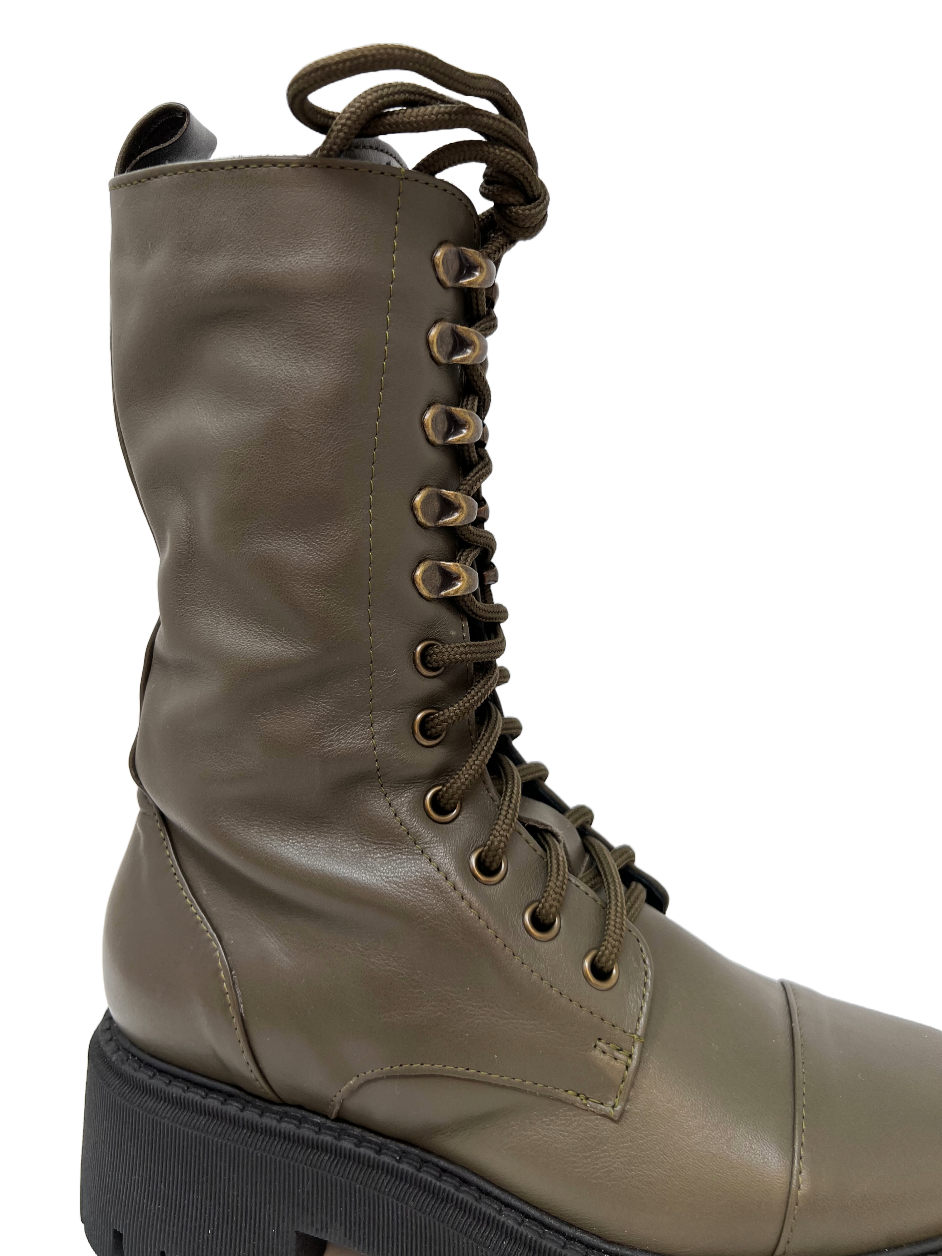 Crown Sarre Udine Damen Schnürstiefel mit Lammfell Futter