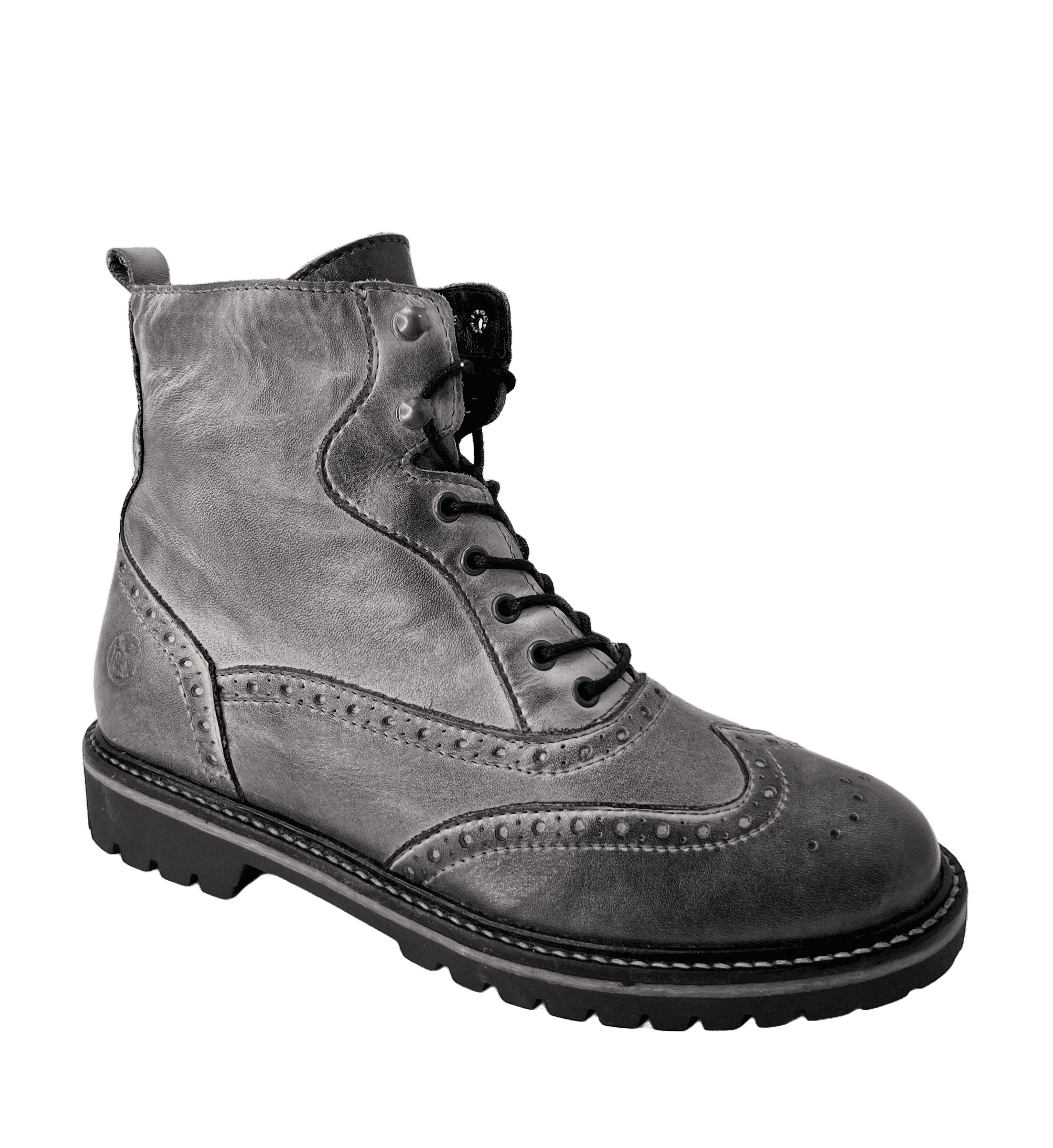 Post Xchange Blondy 211 Damen Schnürrstiefel mit Budapester Style