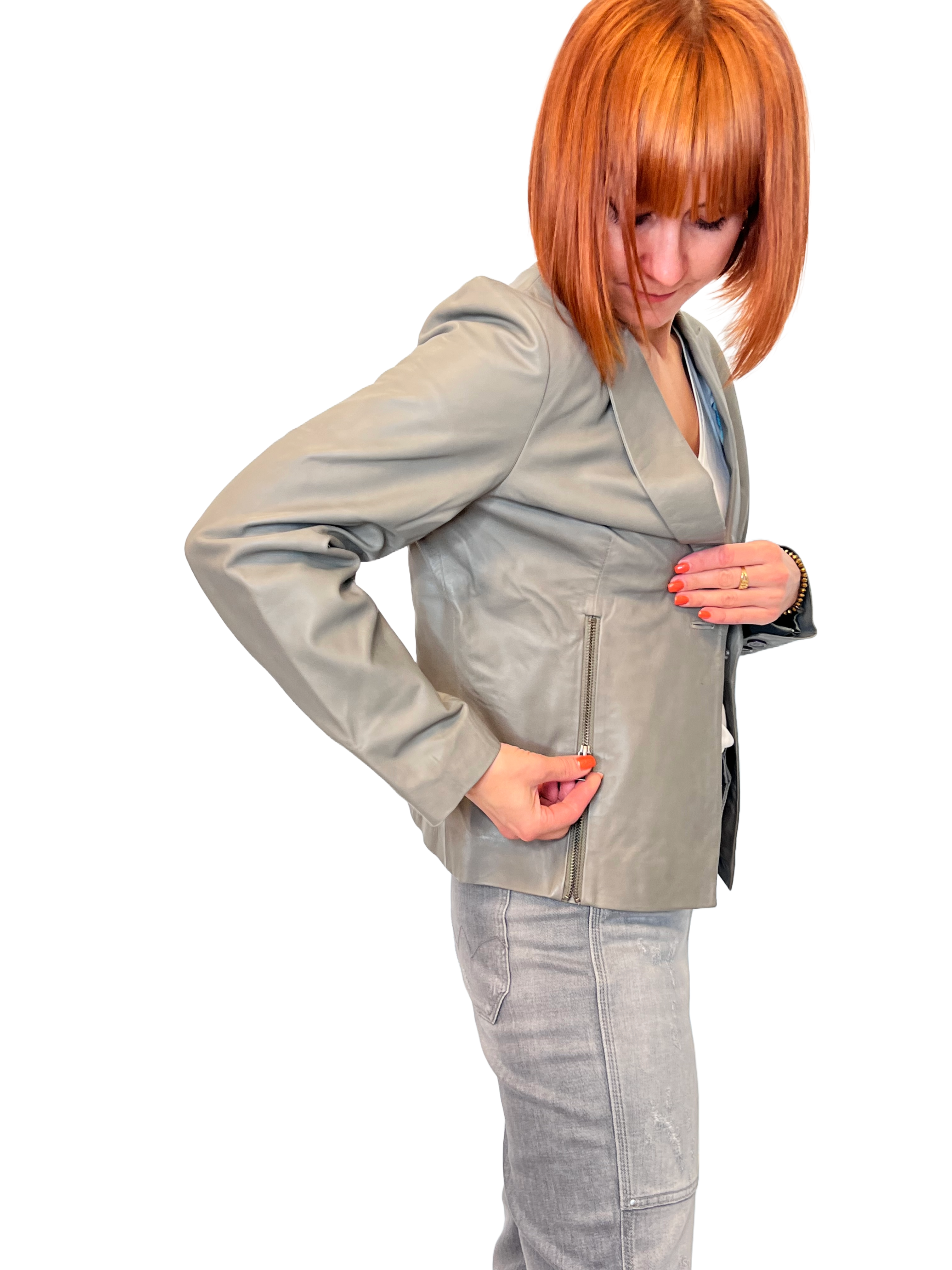Rino & Pelle Caatje Damen Lederblazer