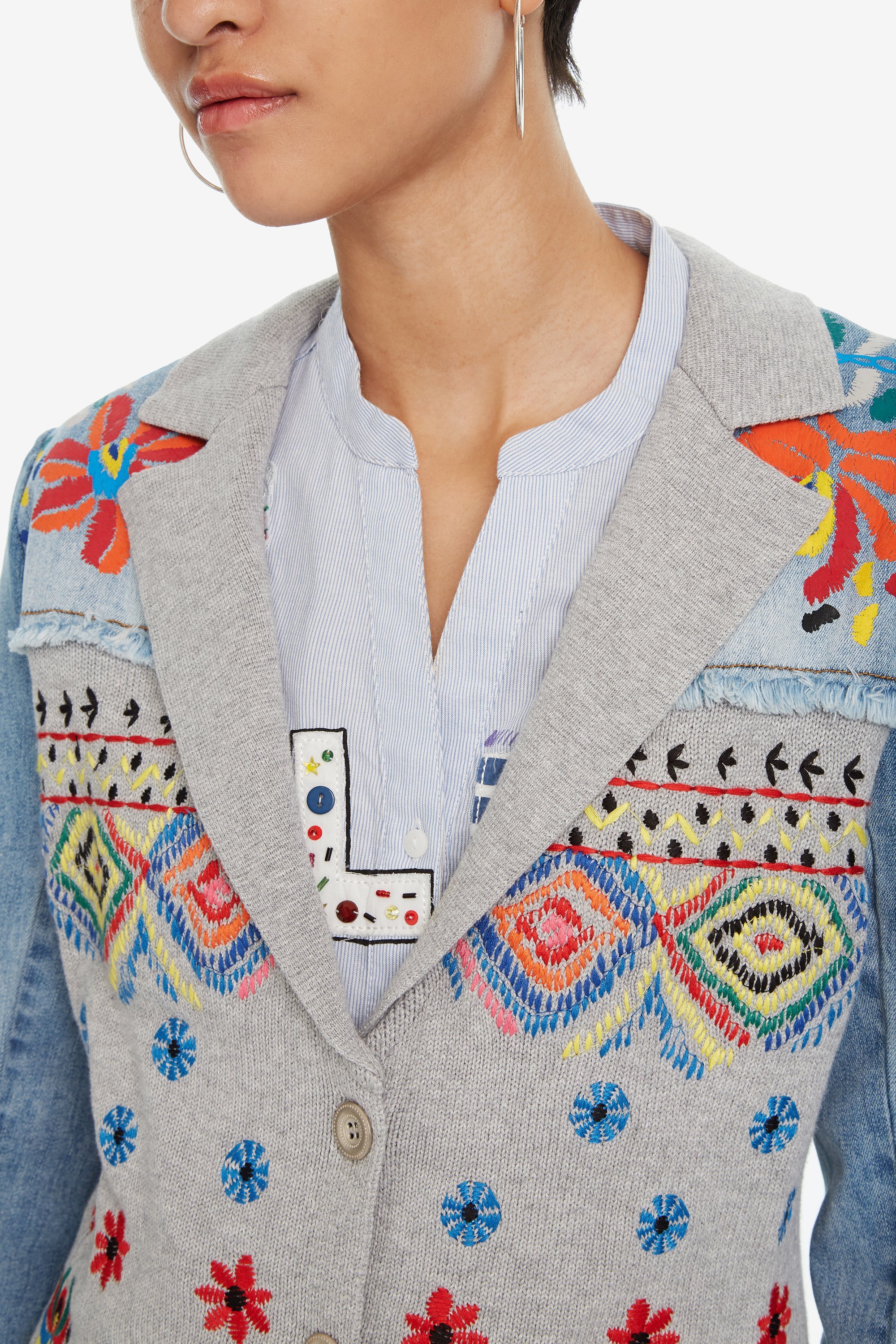 Desigual Jers Ginebra Damen Strickjacke