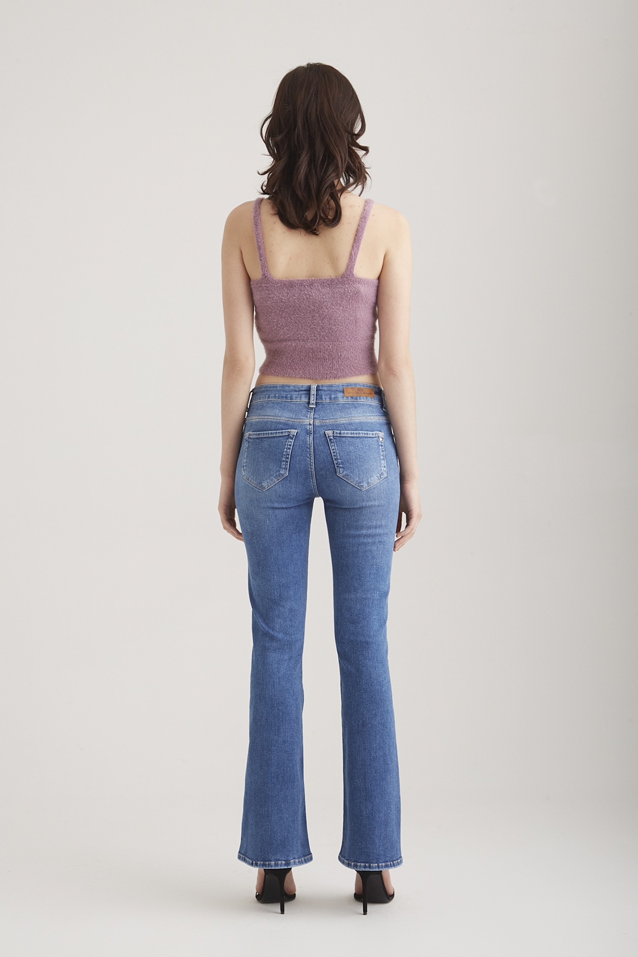 C.O.J. Denim Laura flared Damen Schlagjeans