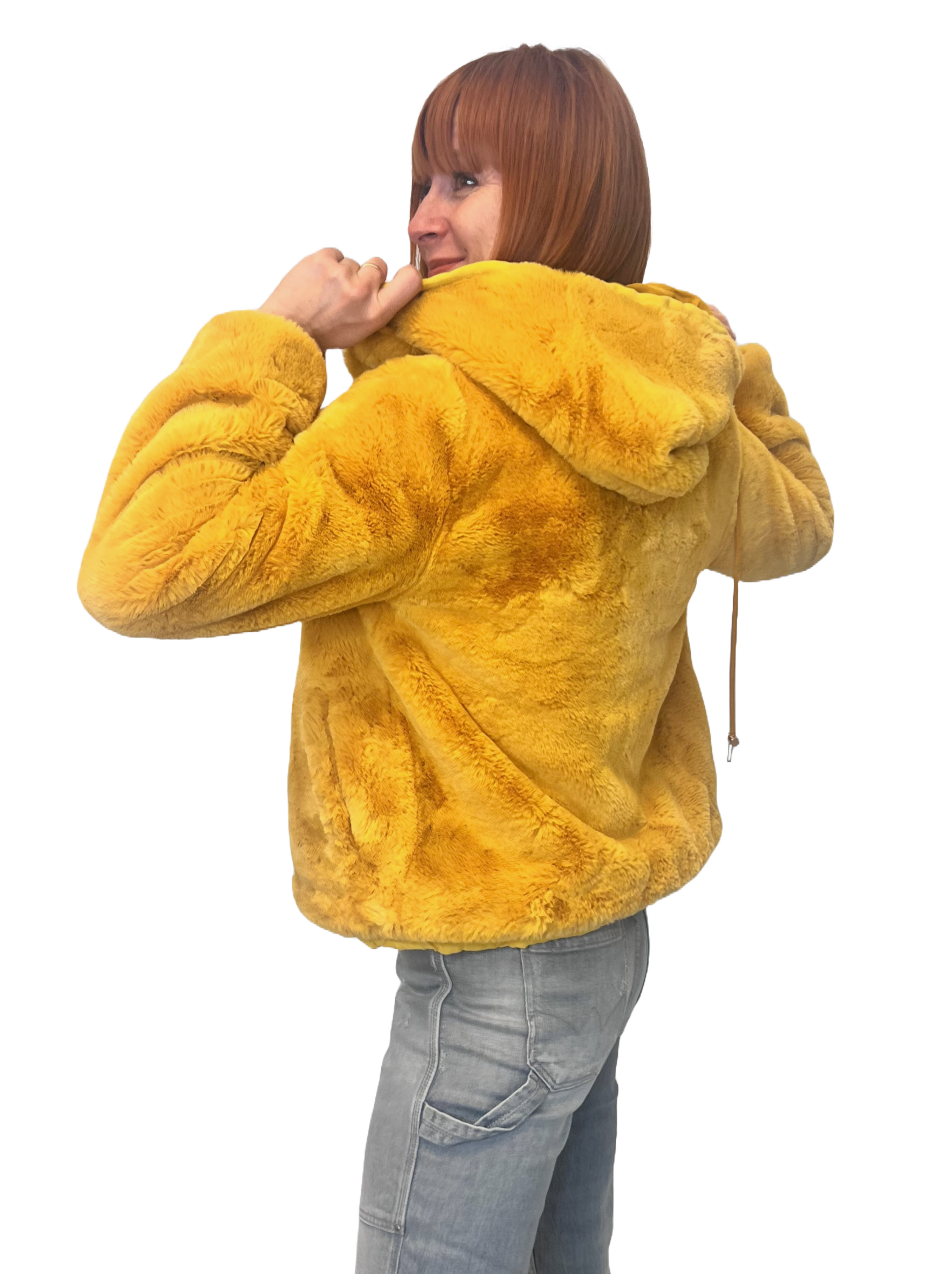 Rino & Pelle Olicia Damen Plüsch Kurzjacke