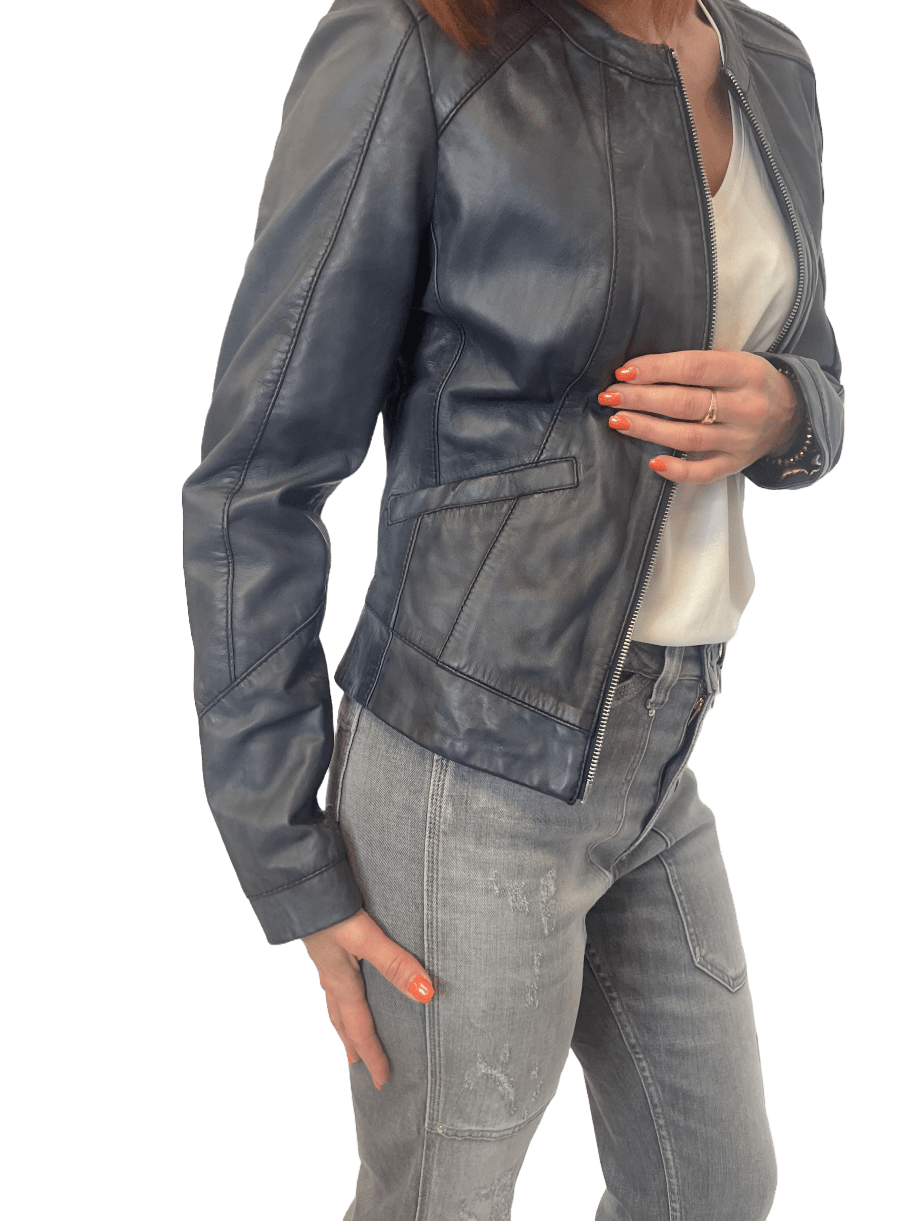 Rino & Pelle Bouke Damen Lederjacke 