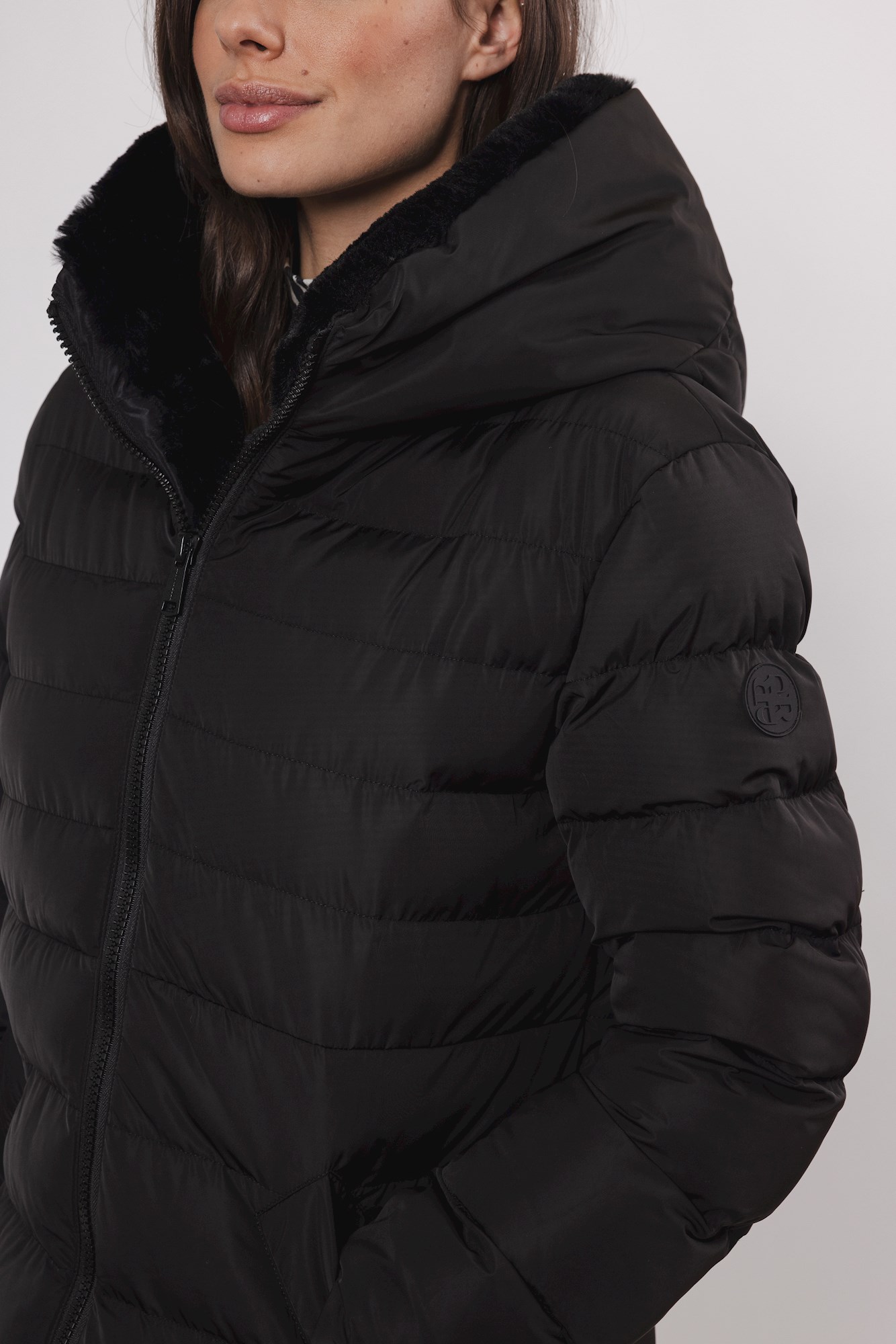 Rino & Pelle Keila Fur Damen Winter Steppmantel