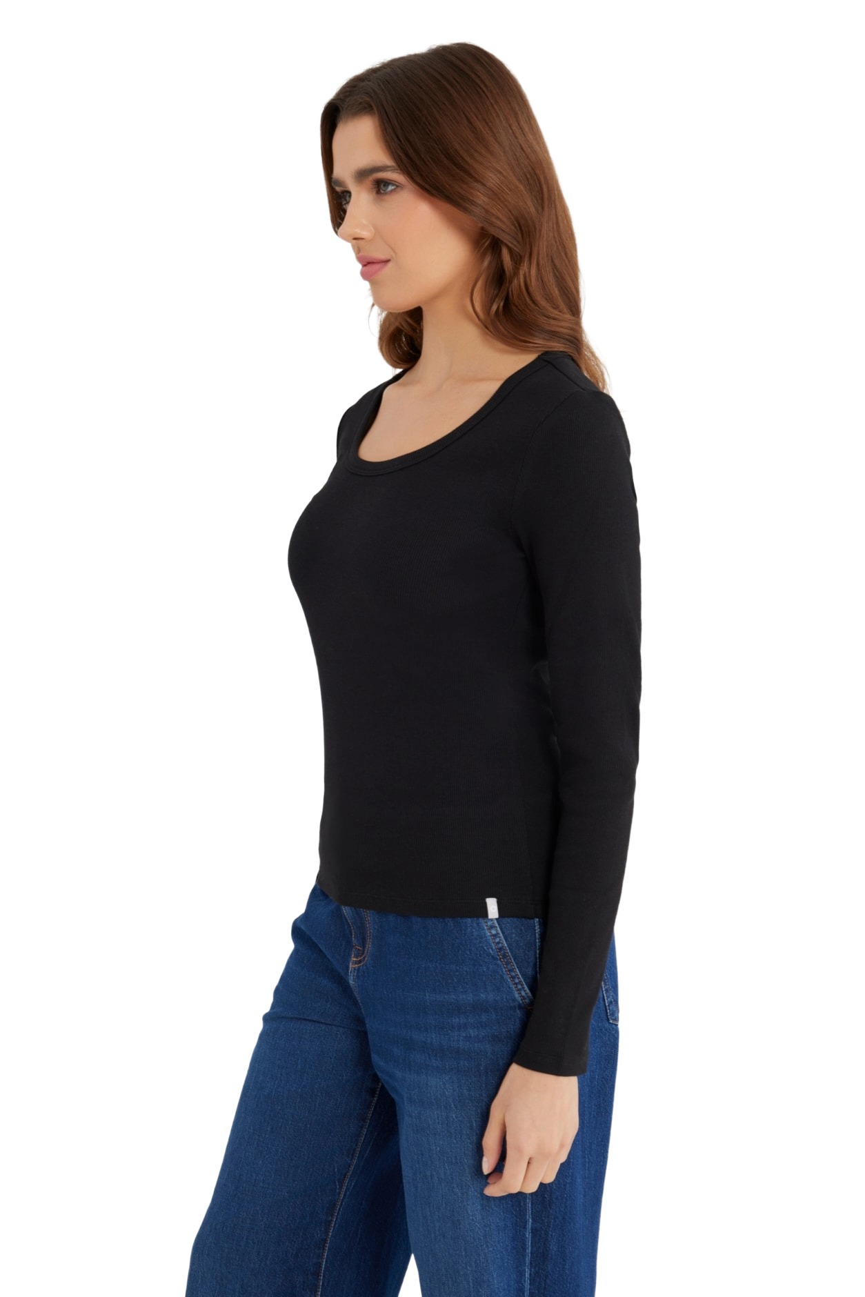 C.O.J. Denim Dora Damen Langarm Shirt  