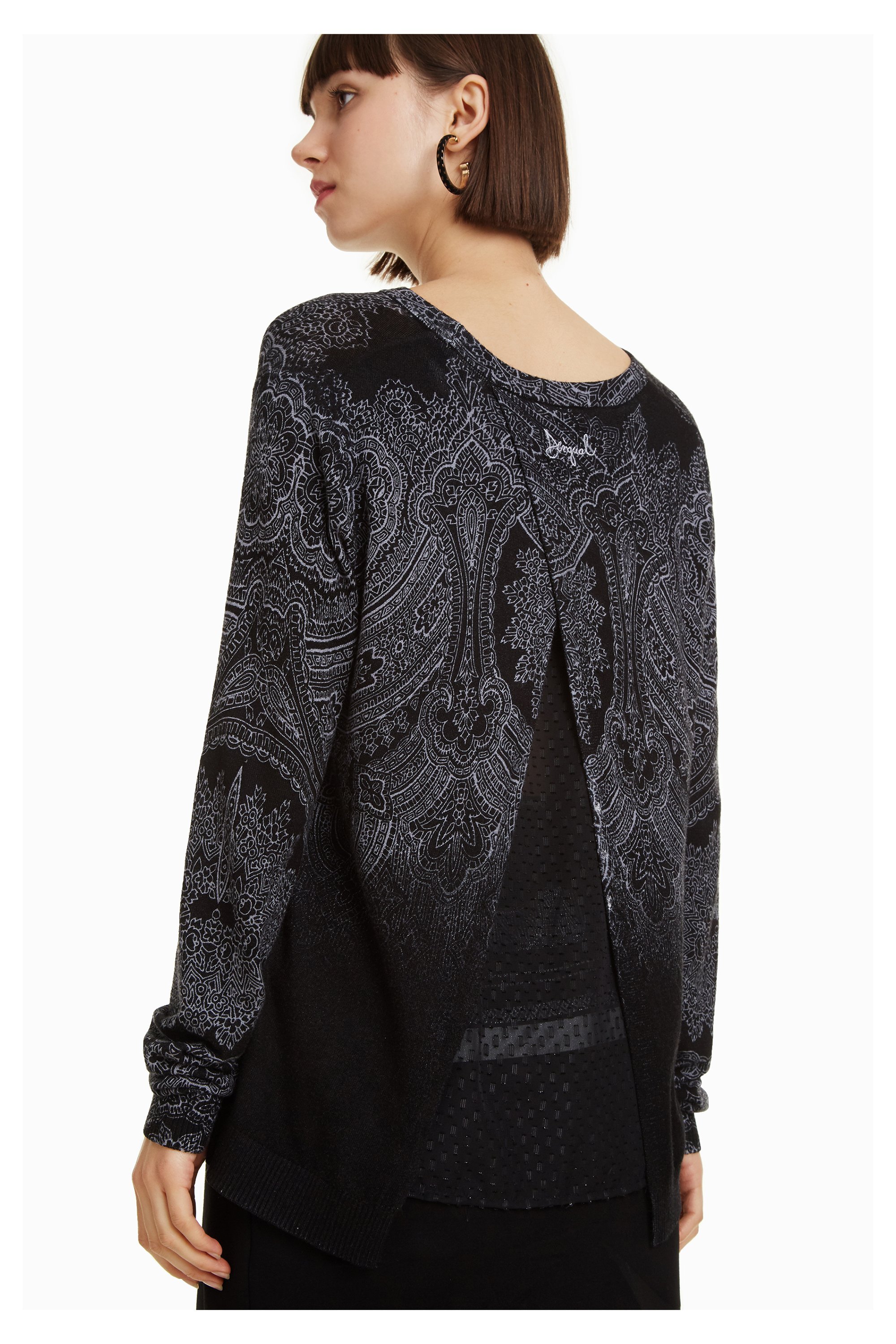 Desigual Edimburgo Damen Feinstrickpullover