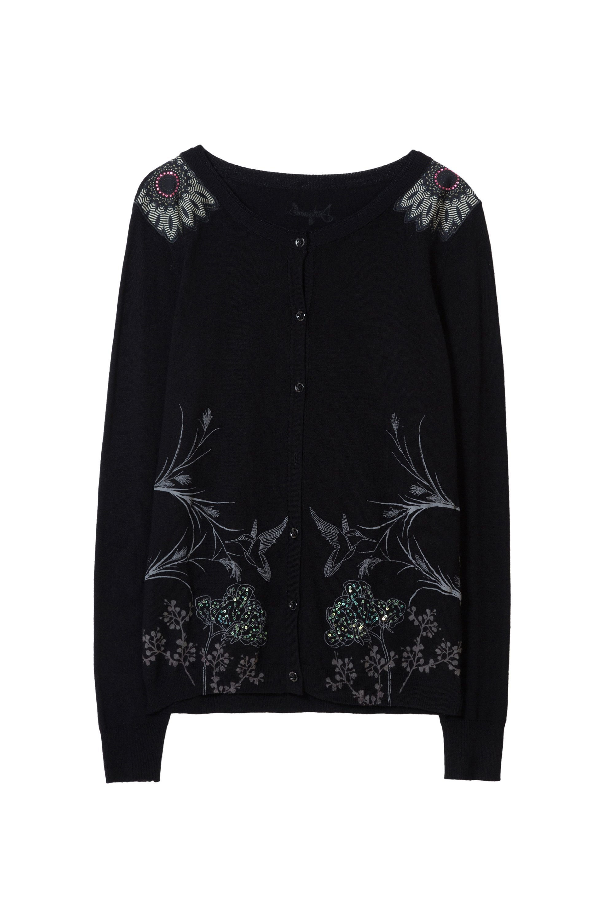 Desigual Anita Damen Fein Strickjacke