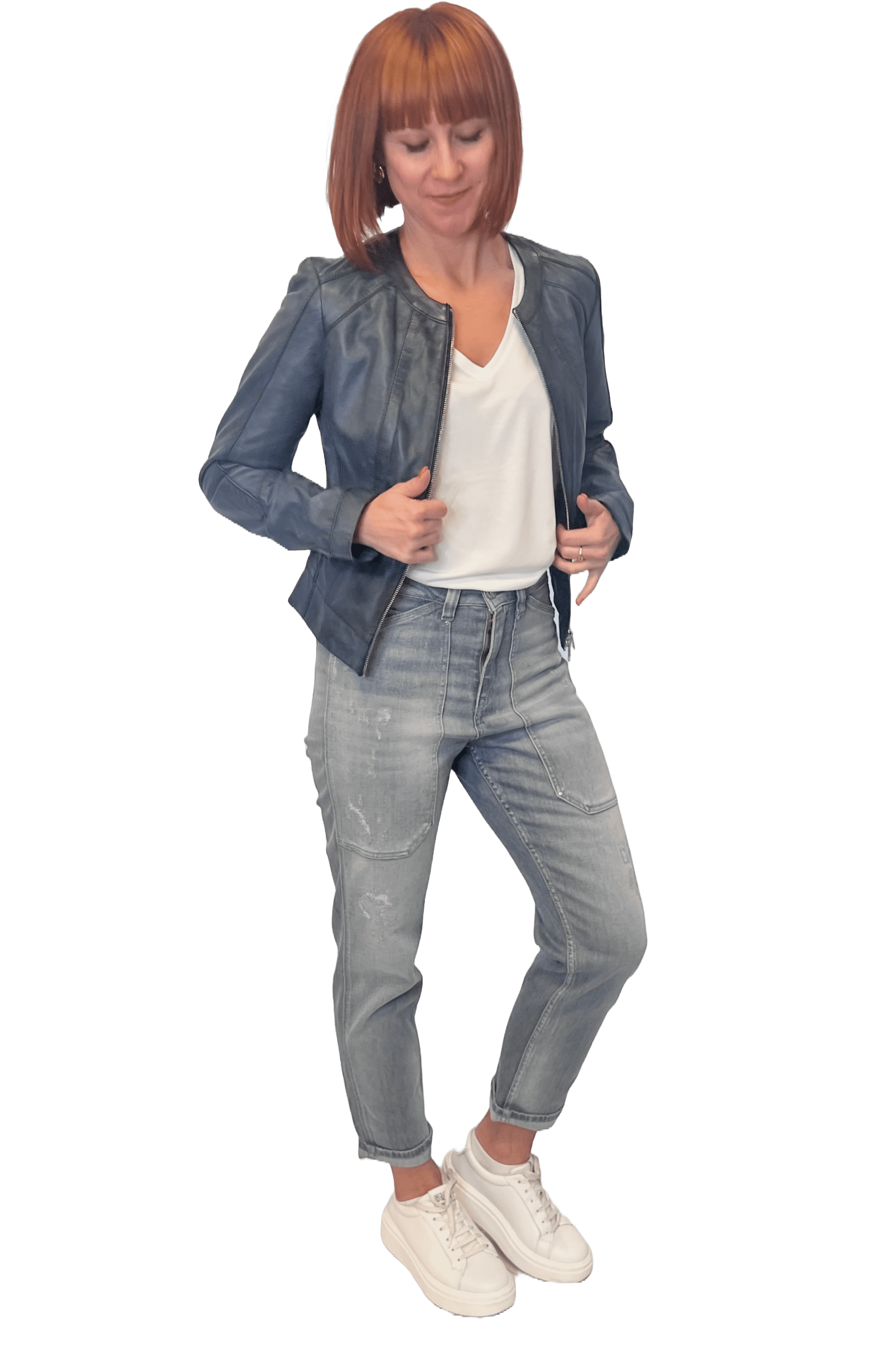 Rino & Pelle Bouke Damen Lederjacke 