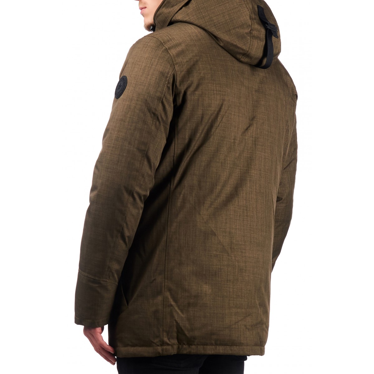 Airforce 2 Tone Artic Herren Parka mit Fellkragen
