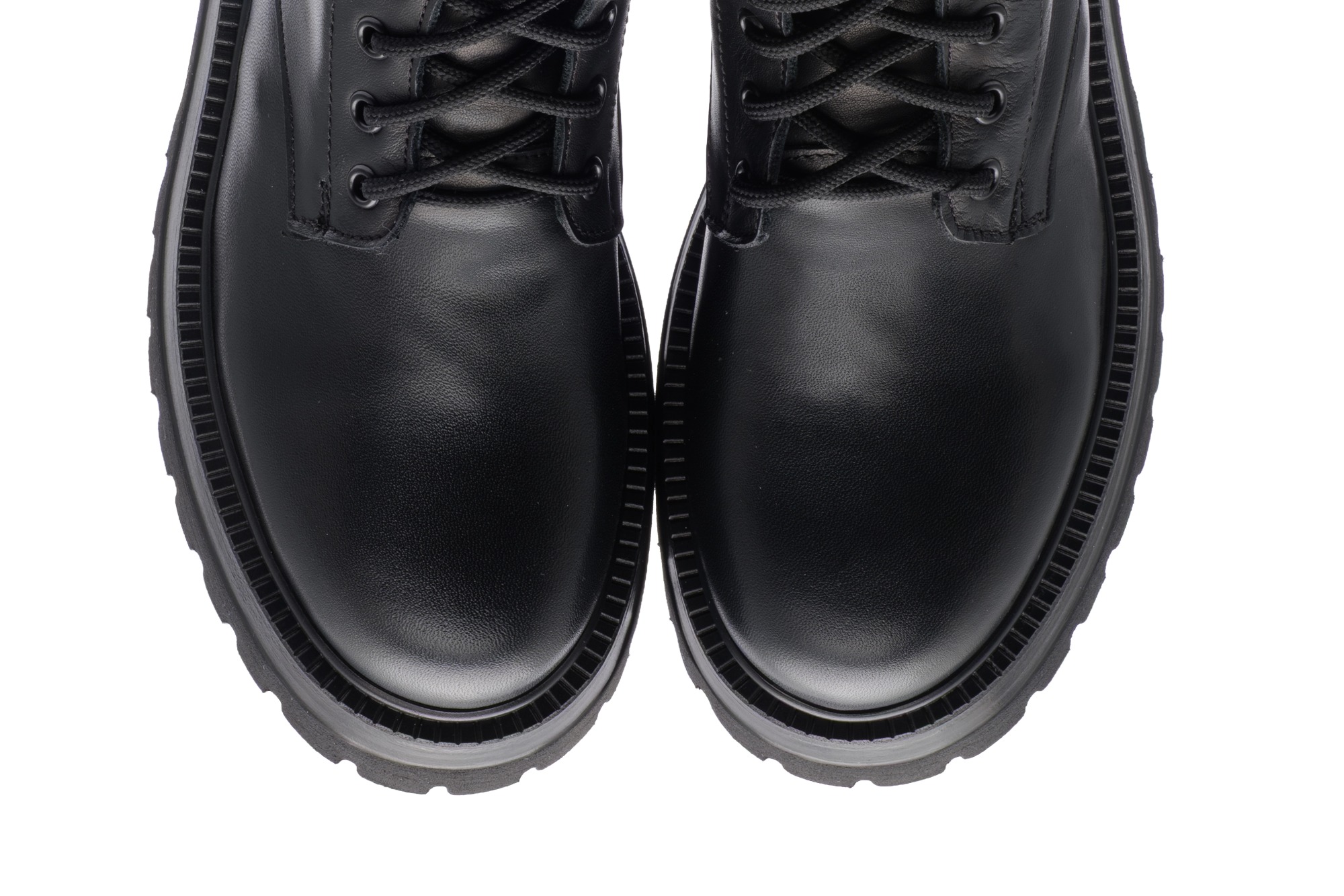 Crown Nisida Montone Damen Schnürstiefel mit Lammfell Futter