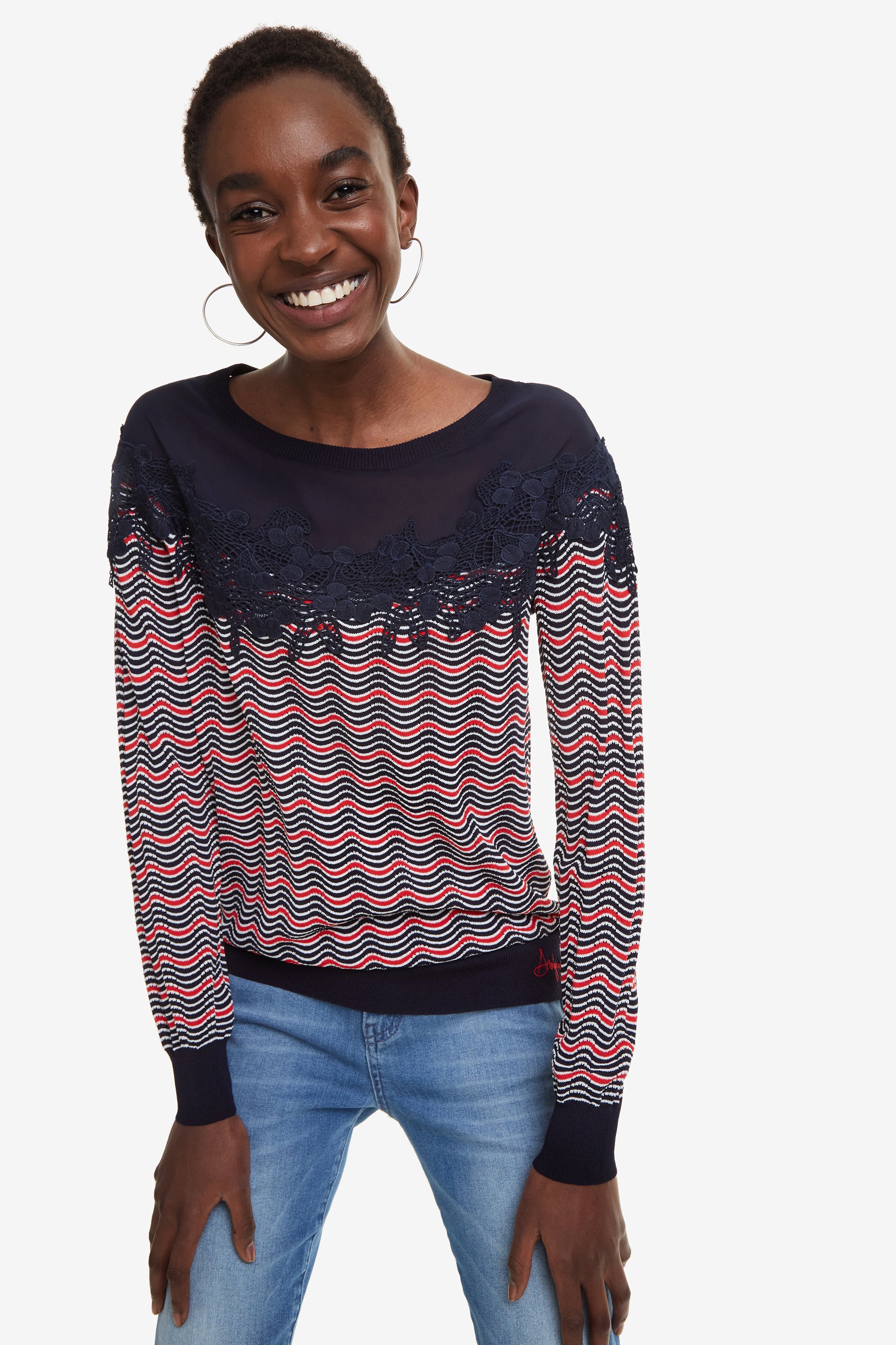 Desigual Jers Laura Damen Pullover