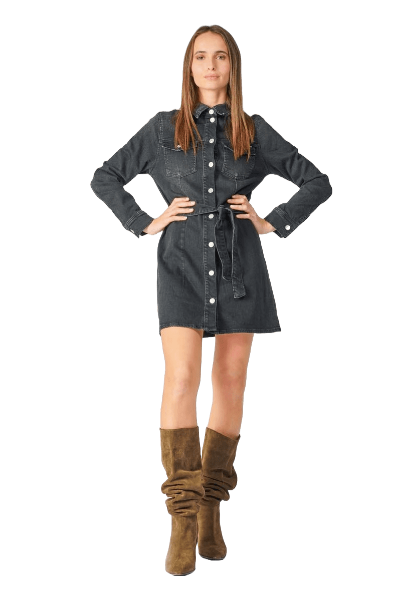 Le Temps des Cerises Hills Damen Jeans Kleid
