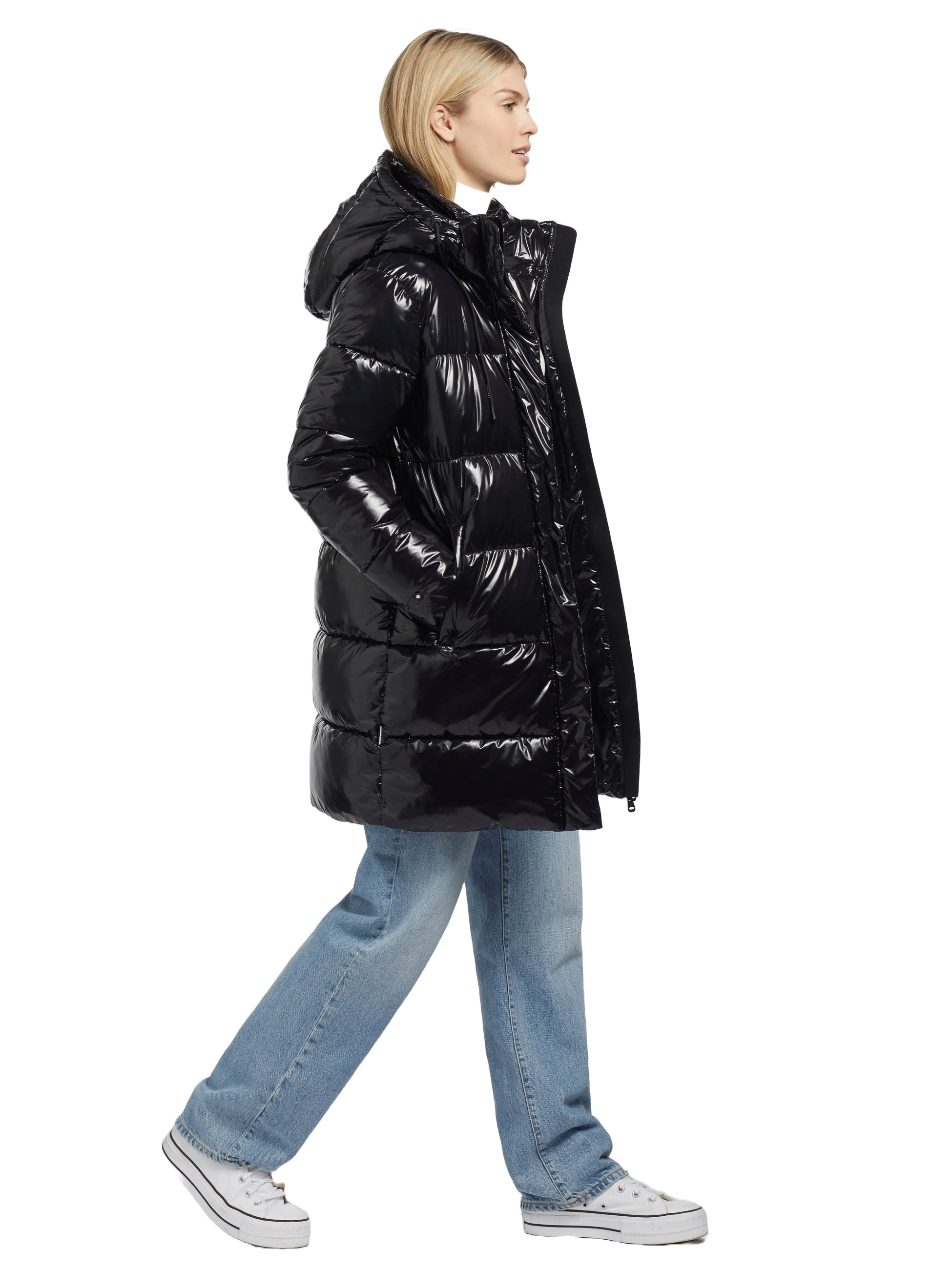 Khujo Jadet Damen Jacke Lackoptik