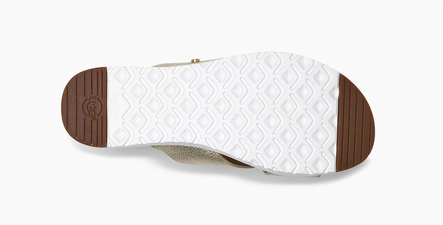 UGG Kari Metallic Damen Slipper Sandale