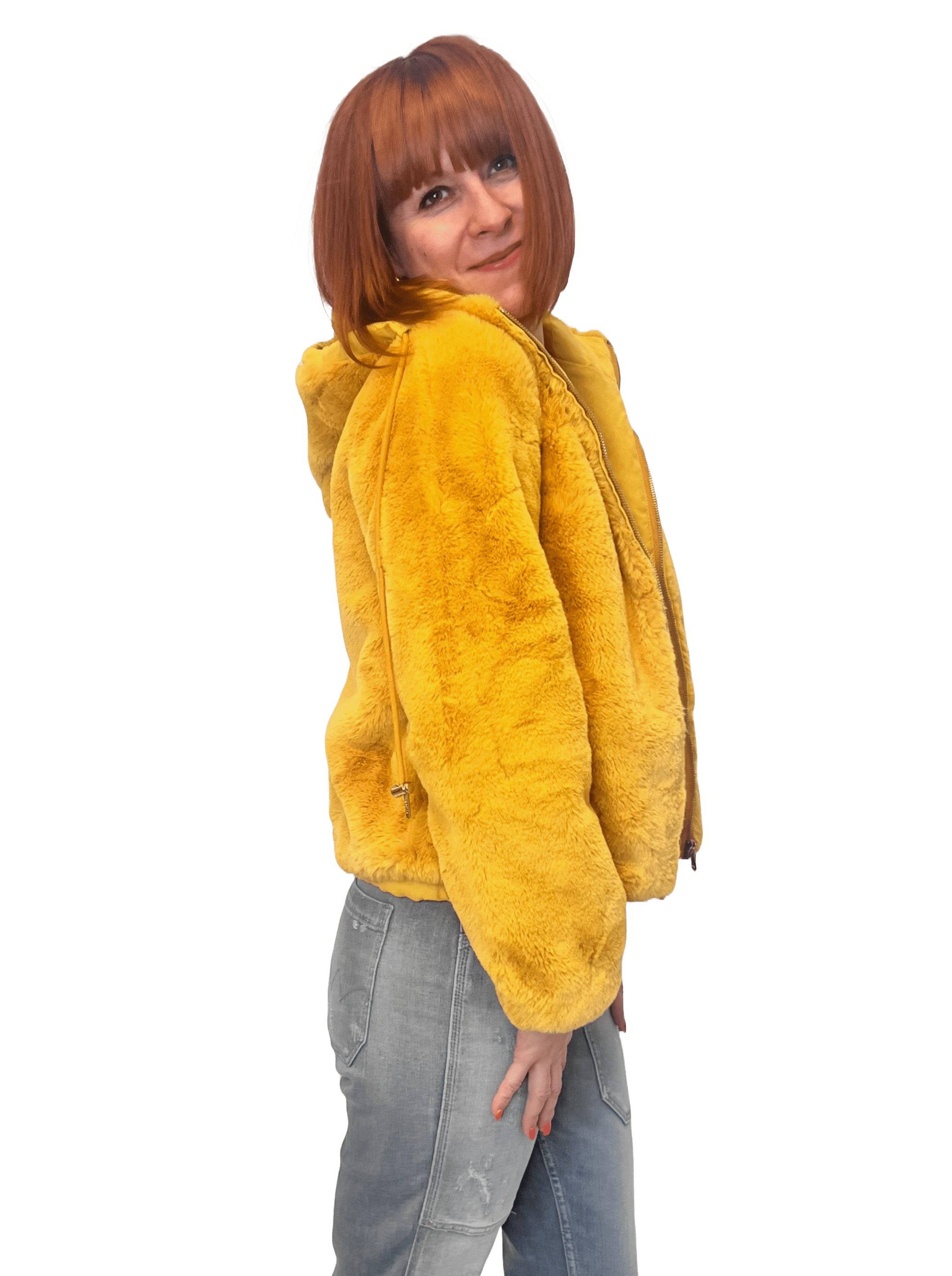 Rino & Pelle Olicia Damen Plüsch Kurzjacke