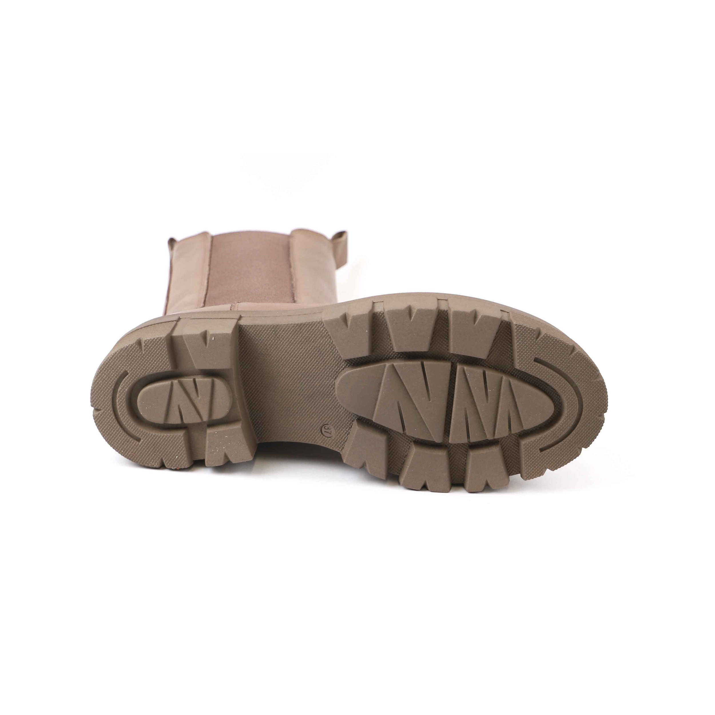 Apple of Eden Cher Damen High Chelsea Stiefel - glatt Leder